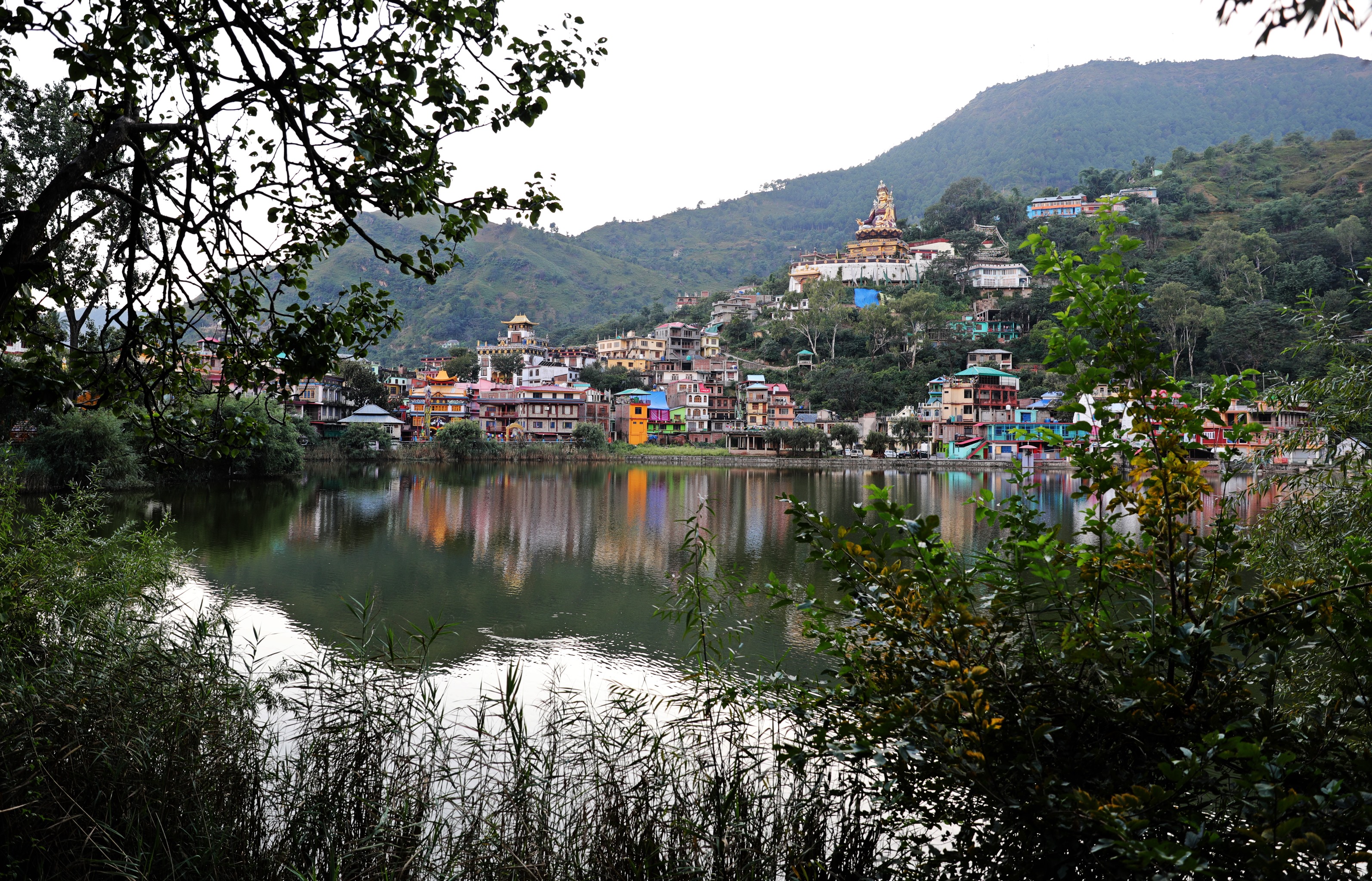Guru Rinpoche above Rewalsar Lake, Rewalsar, Indai