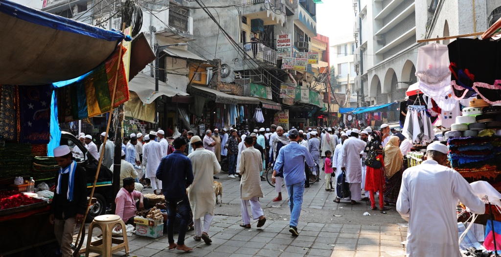 Muslim community near Lodi Gardens, Delhi