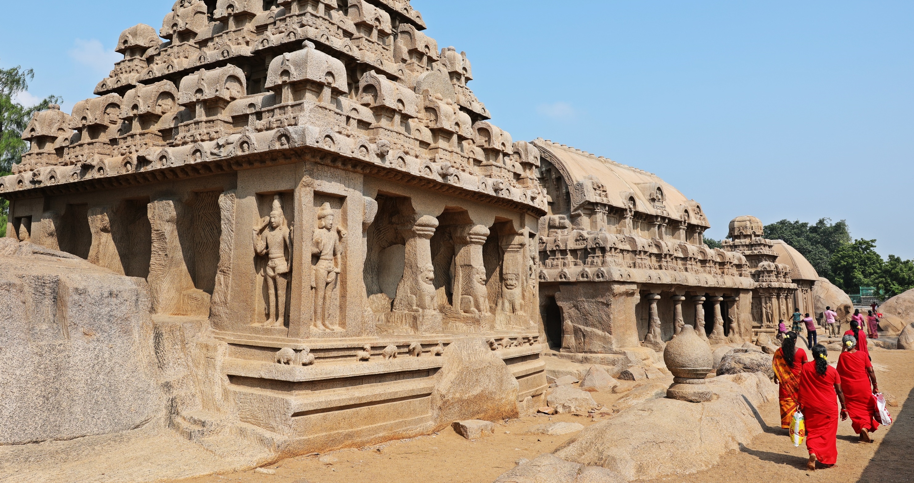 Pancha Rathas, Mamallapuram, India