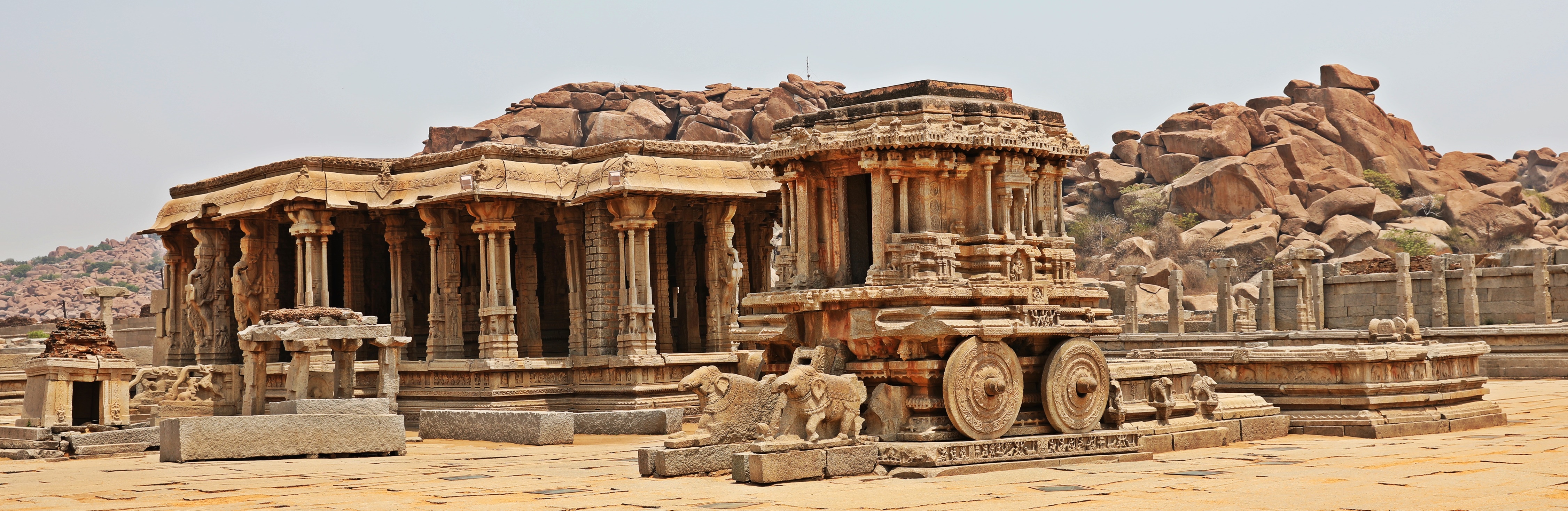 Stone Chariot, Vittala Pavilion, Hampi, India
