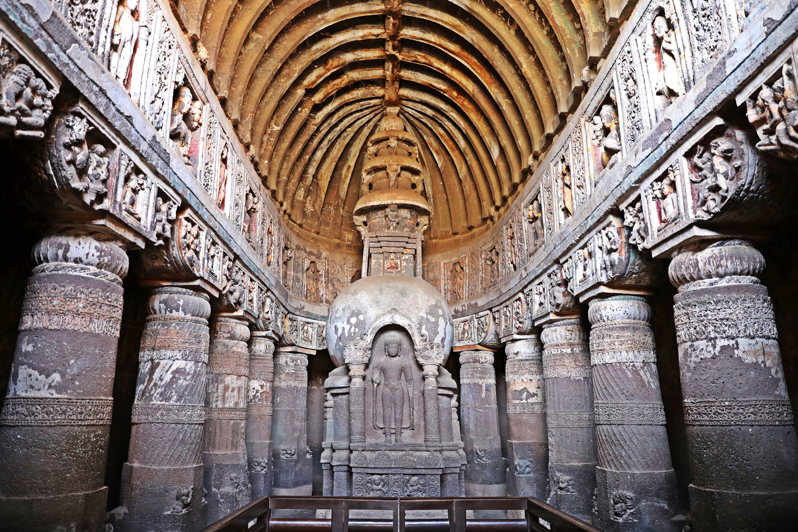 Buddhist rock-cut temple, Ajanta
