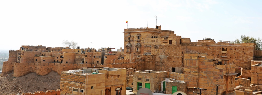 View from our hotel of Jaisalmer Fort