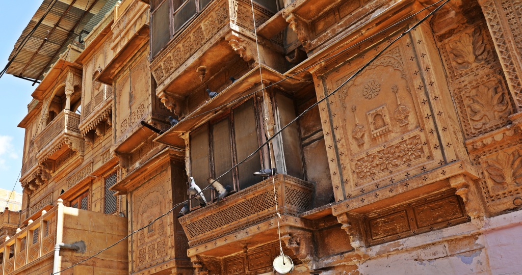 Ornate windows, Jaisalmer