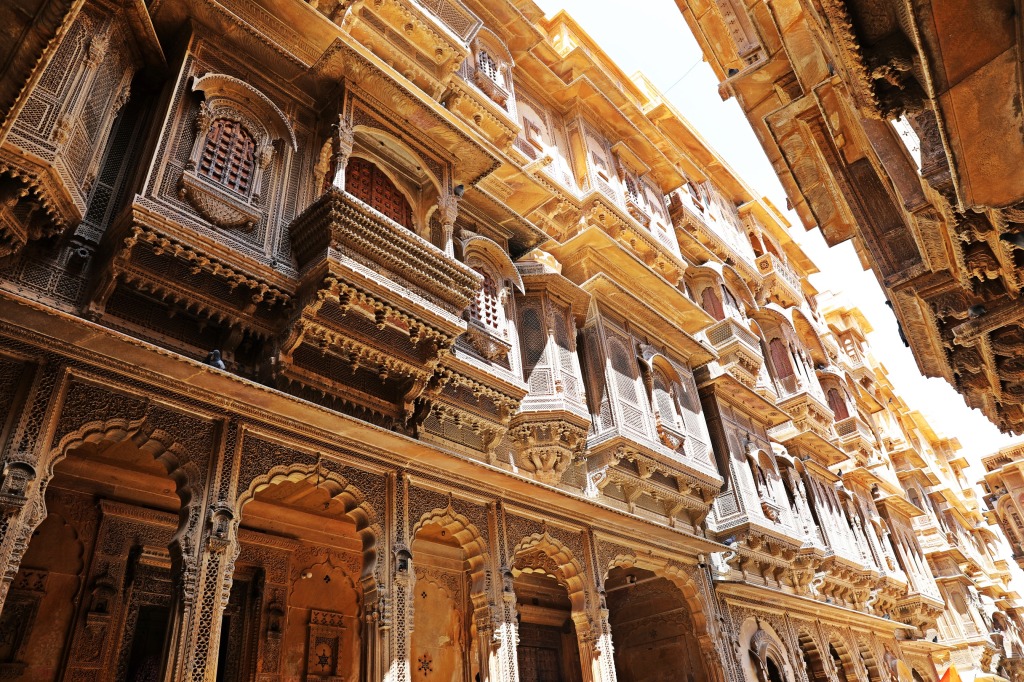 Windows of Havelis Jaisalmer