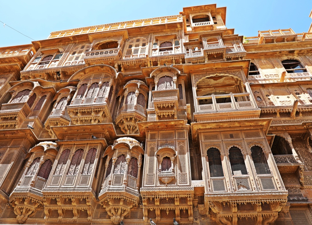 Windows of a Haveli, Jaisalmer