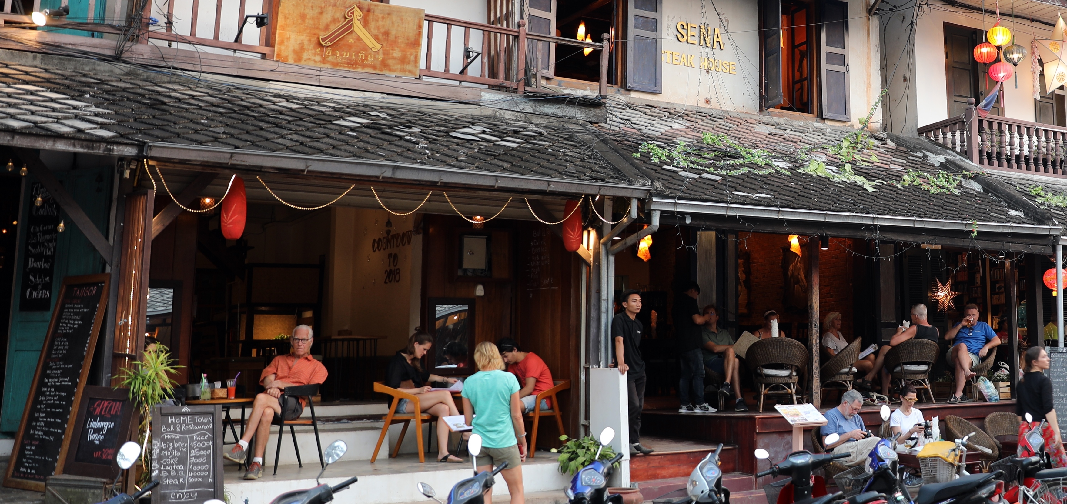 Coffee shops, Luang Prabang