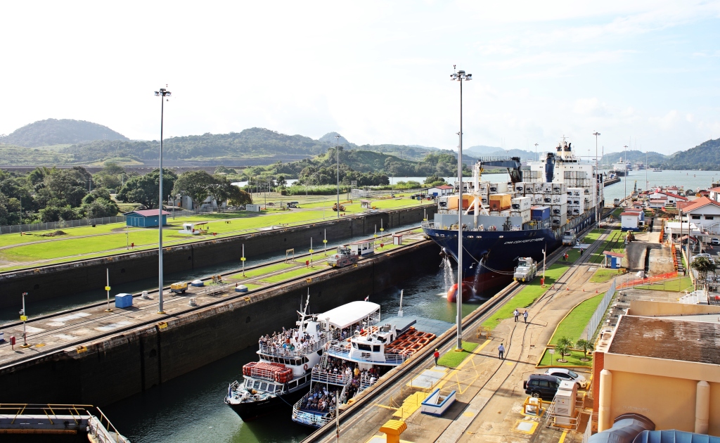 Water level decreasing, Panama Canal