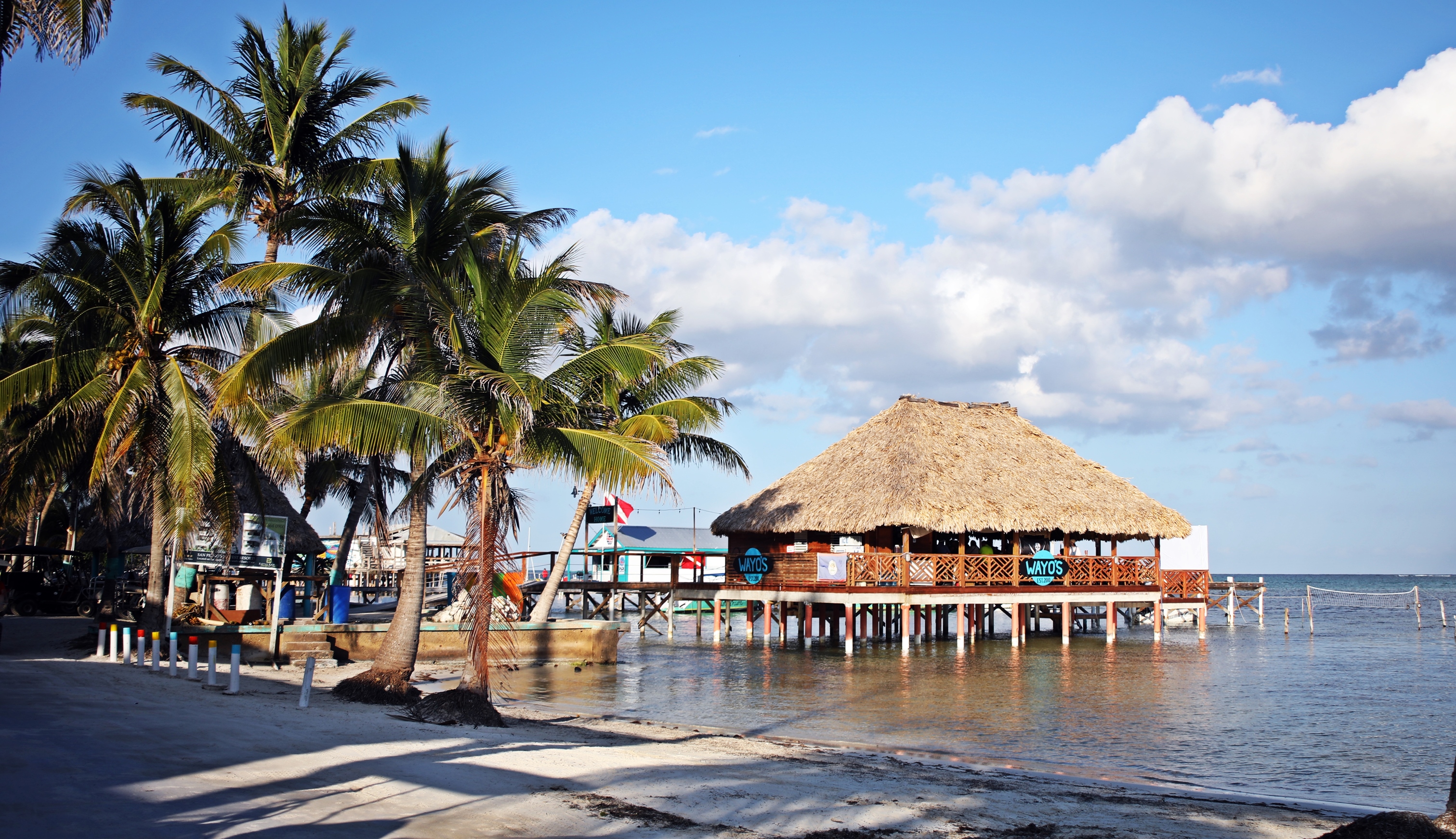 Piers, Ambergris Caye