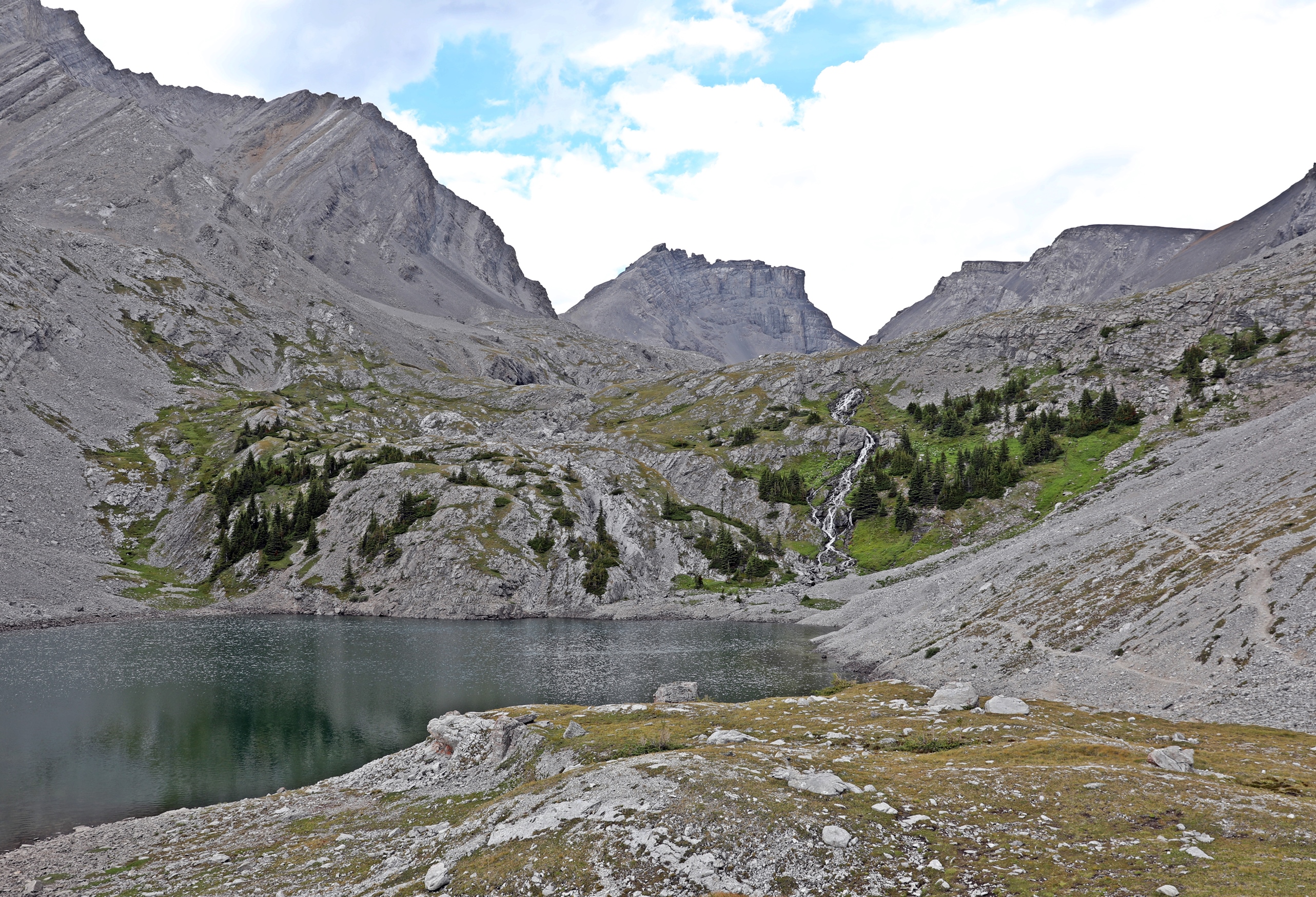 Headwall Lakes with Fortress in the background