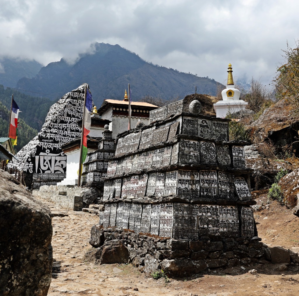 Mani stones, Everest Base Camp Trek