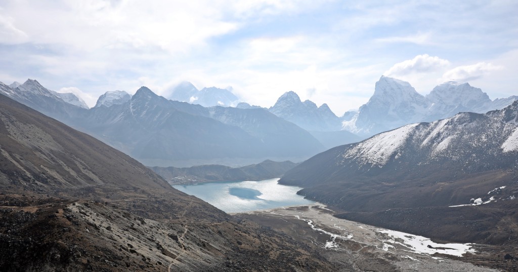 View from below Renjo La, Everest 3 Passes