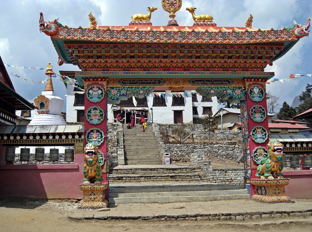 Buddhist monastery Tengboche, Everest Base Camp Trek