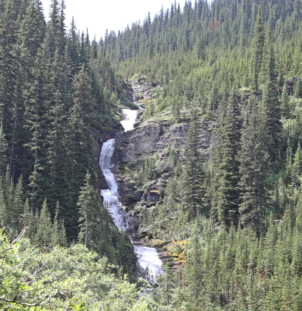 Waterfall below Bourgeau Lake, Banff National Park