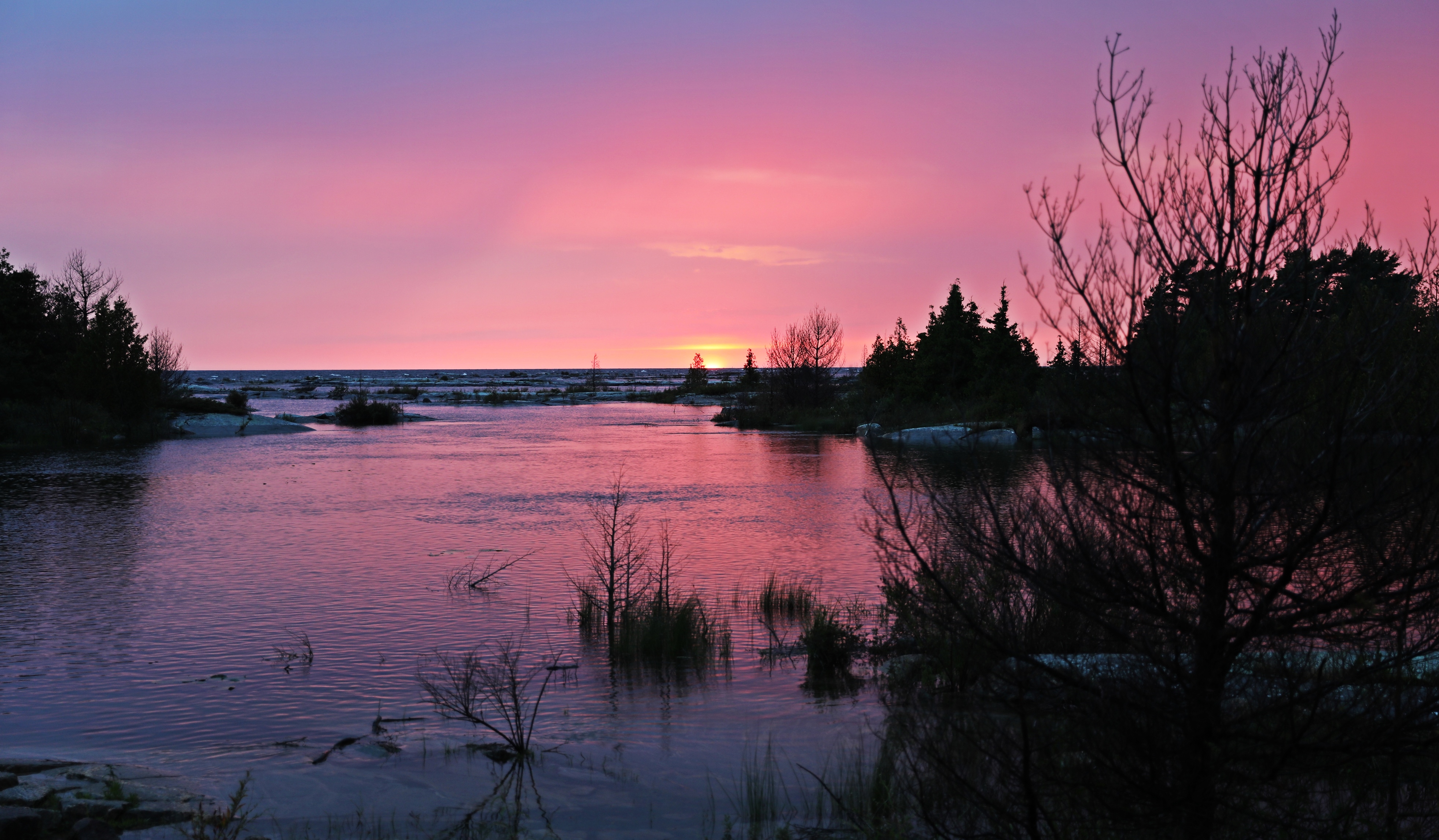 Sunset, Georgian Bay, Ontario