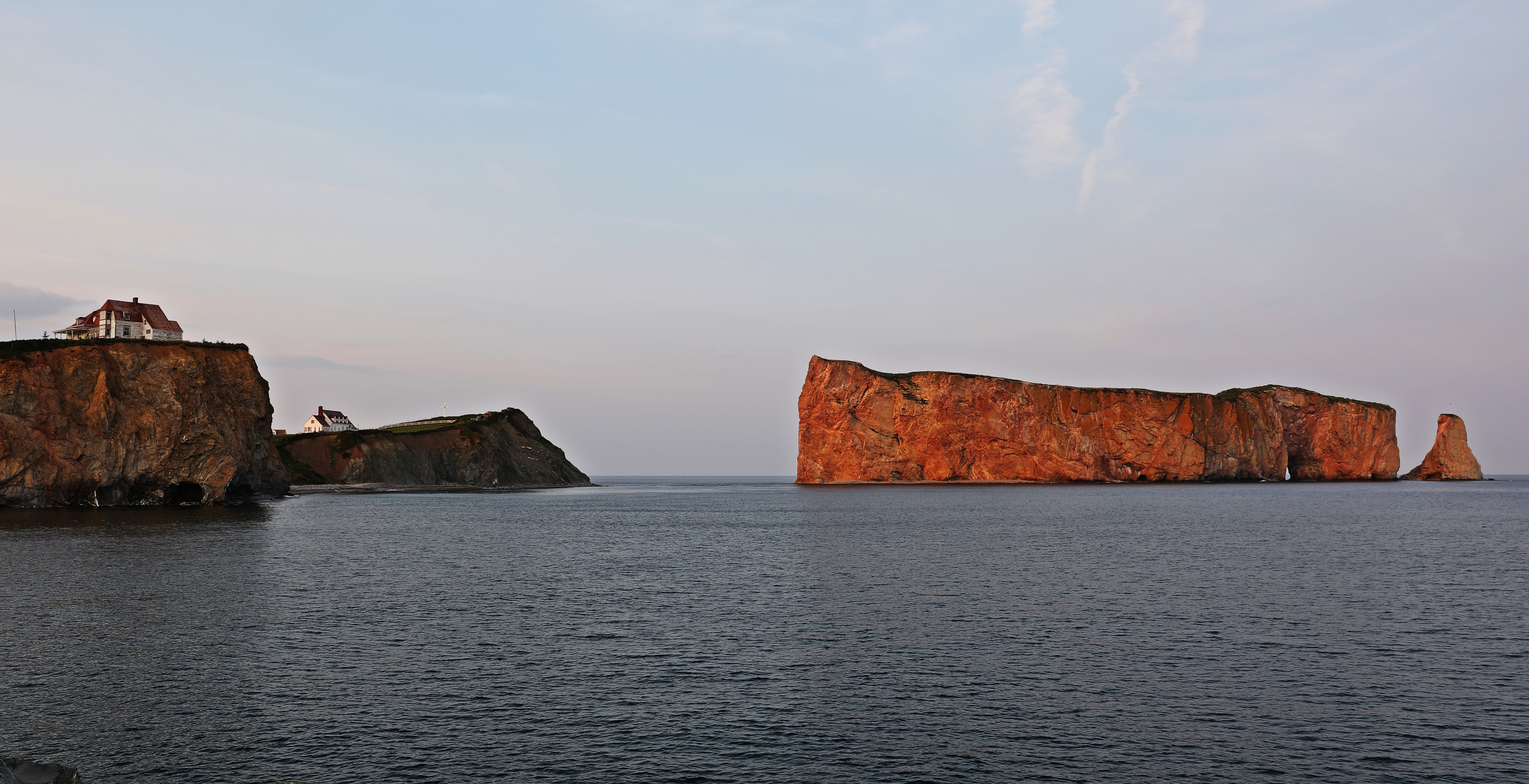 Sunset, Percé Rock, Gaspé Peninsula
