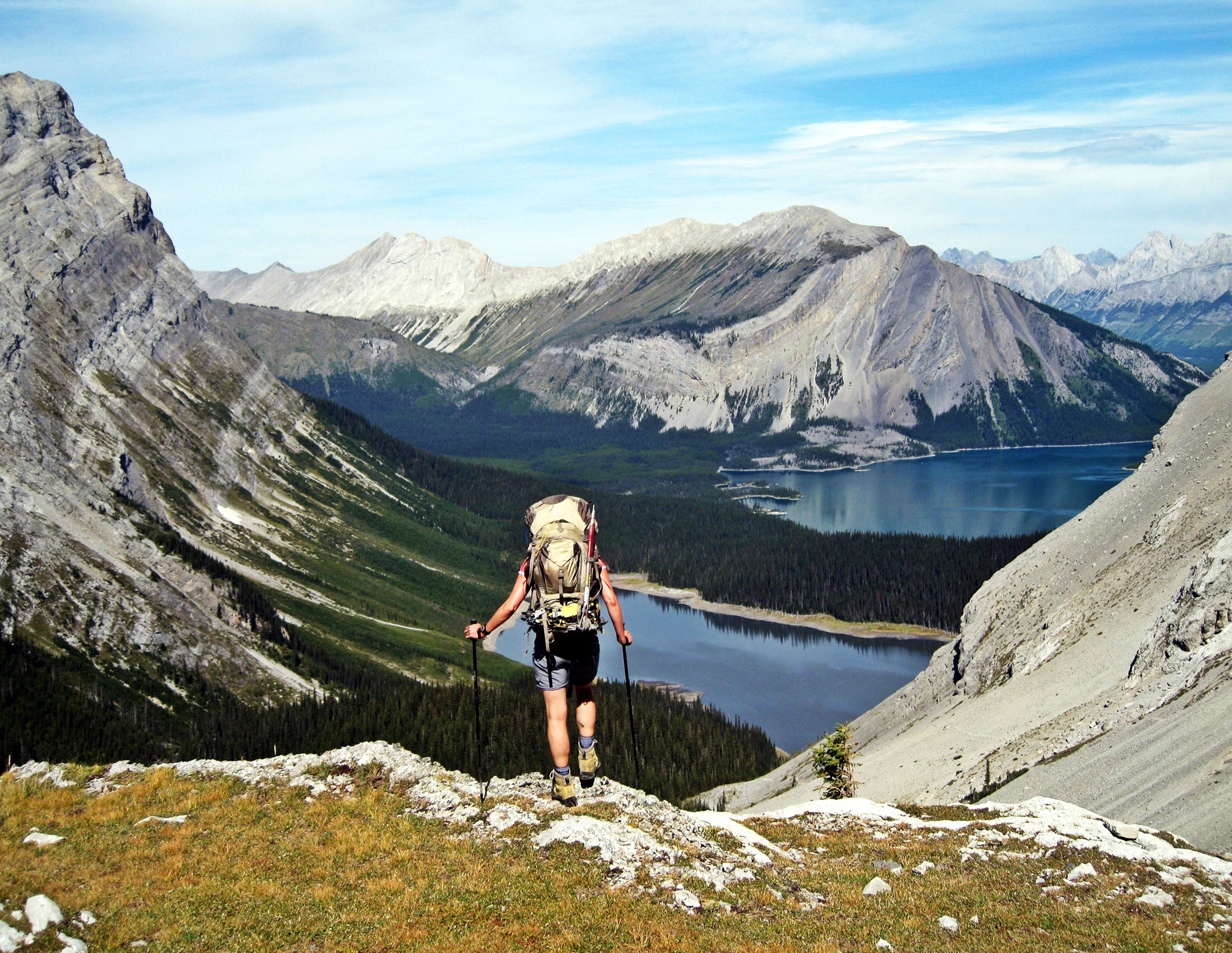 Above Hidden Lake and Upper Kananaskis Lake, Peter Lougheed Provincial Park