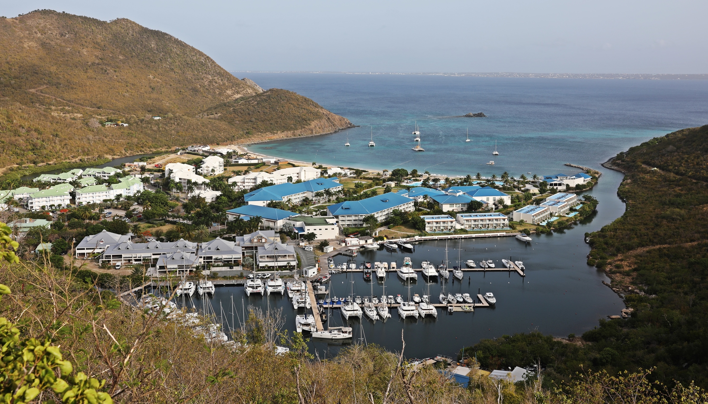 Harbour, Saint Martin, Caribbean