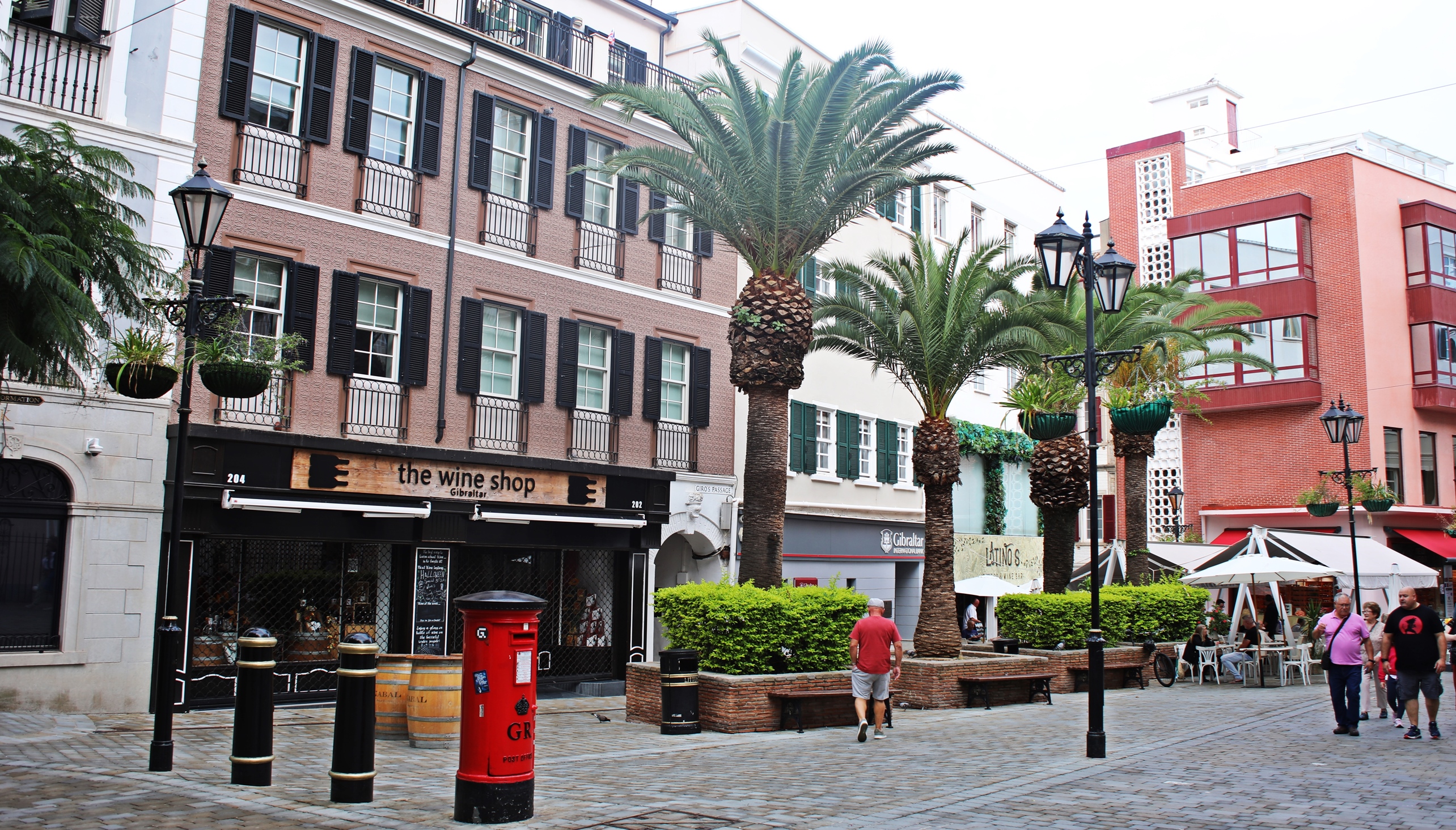Red mailbox, Gibraltar