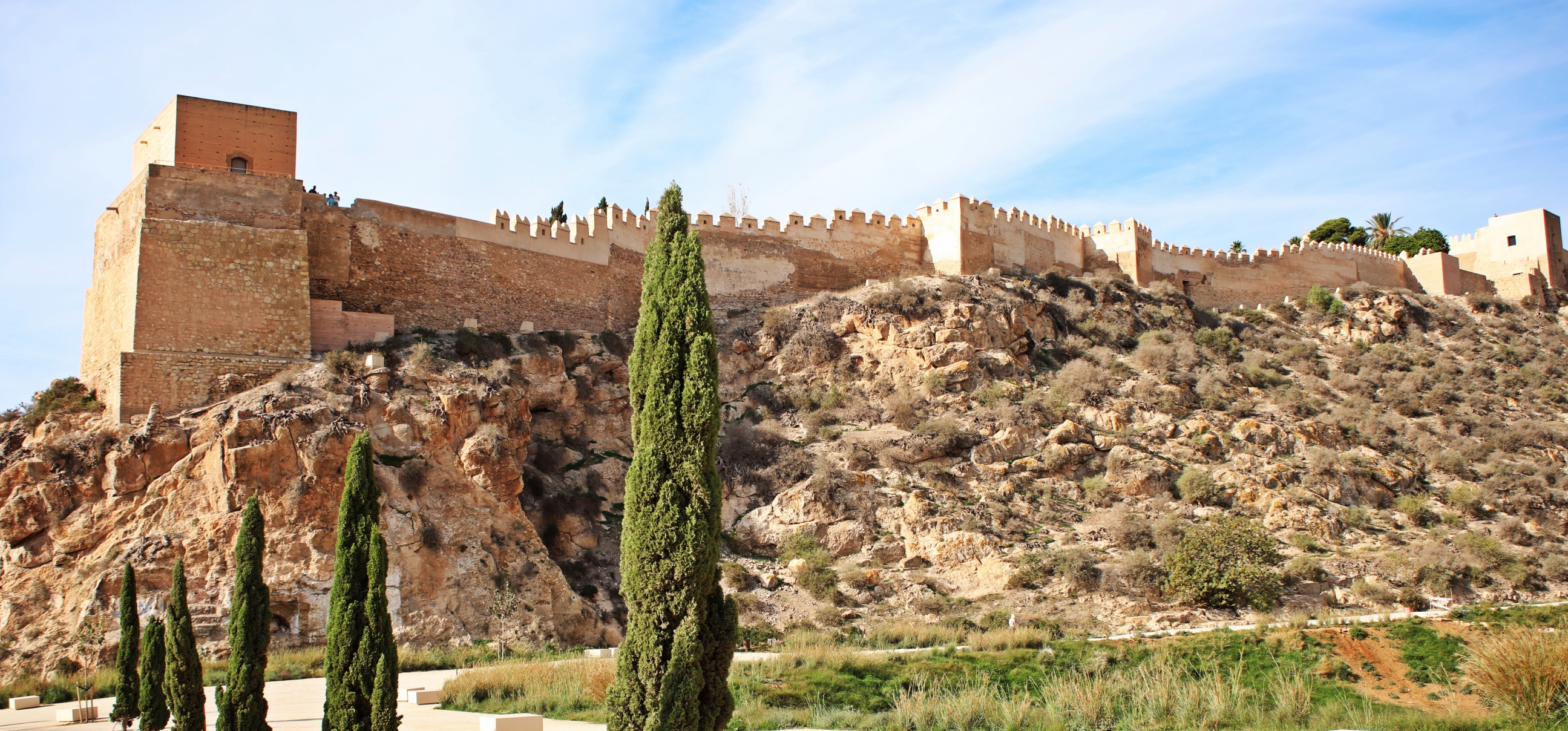 Alcazaba Wall, Almeria, Spain