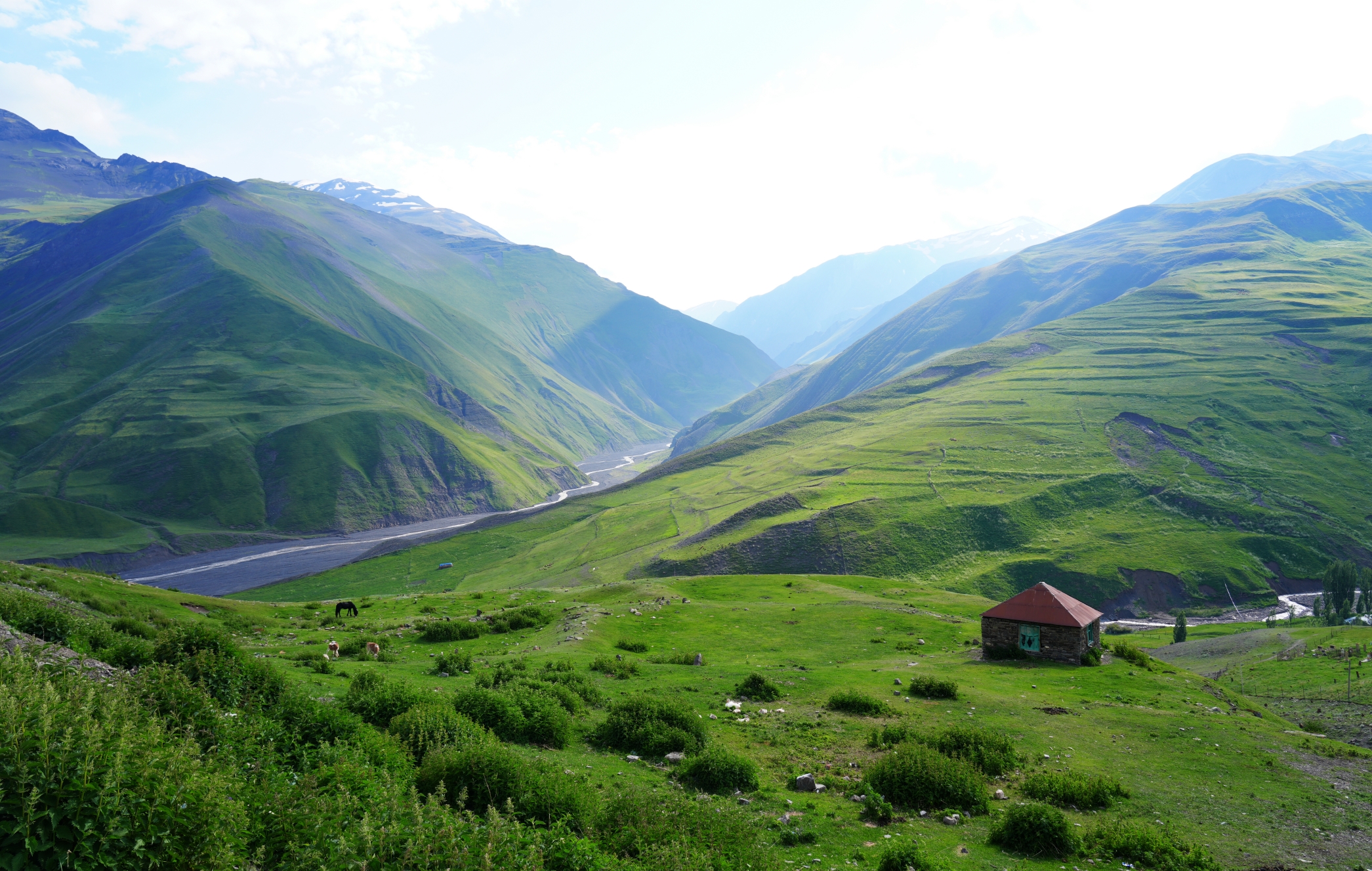 Views from Khinaliq Greater Caucasus, Azerbaijan
