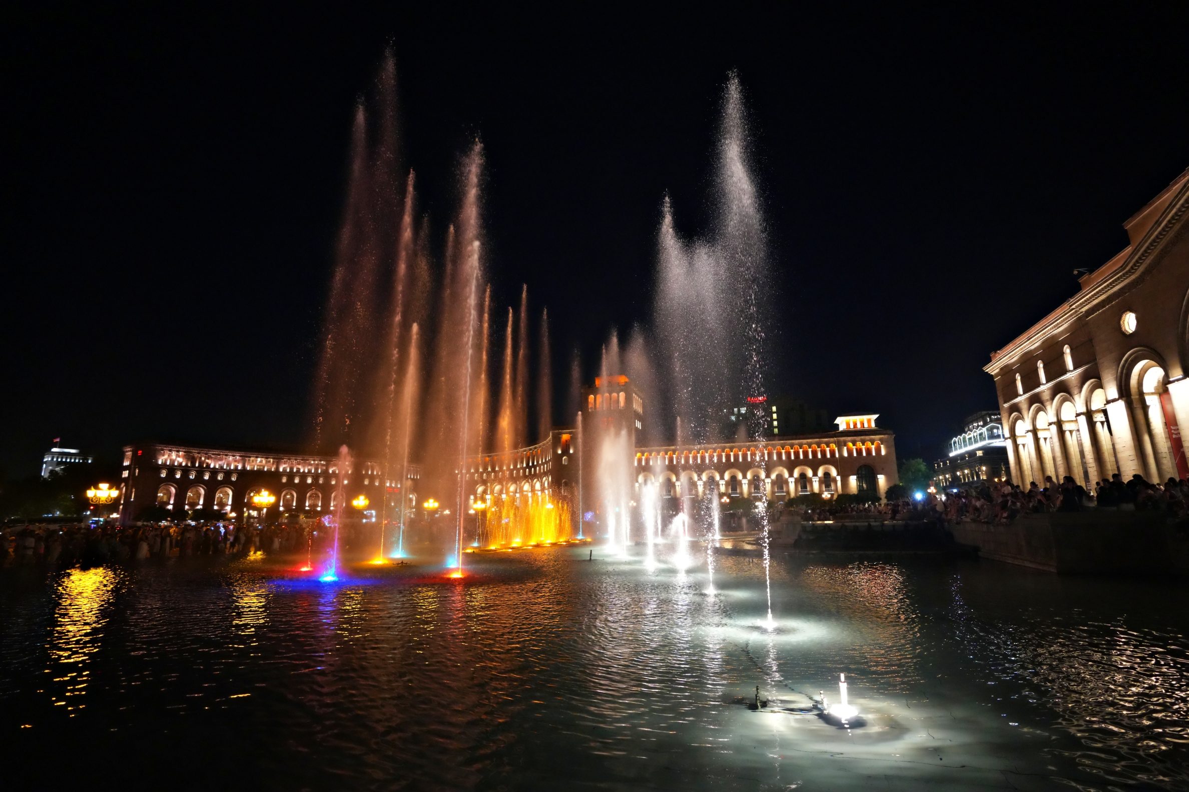 Dancing Fountains, Republic Square, Yerevan, Armenia
